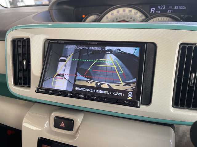 ダイハツ ムーヴ キャンバス G メイクアップ リミテッド　SAⅢ 愛知県 2018(平30)年 4万km パールホワイトⅢ/ファインミントメタリック 2トーン 純正ナビ/全方位カメラ/両側パワースライドドア/ワンセグ/ＣＤ/Bluetooth/バックカメラ/コーナーセンサー/LEDヘッドライト/オートマチックハイビーム/ETC/ステアリングスイッチ/スマートキー/プッシュスタート