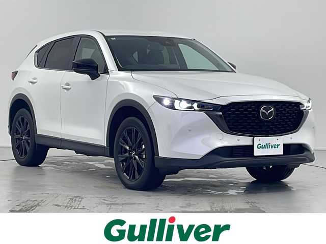 マツダ ＣＸ－５ XD ブラックトーンエディション 岐阜県 2024(令6)年 0.2万km ロジウムホワイトプレミアムメタリック プロアクティブセーフティ/純正１０．２５型ＴＶナビ/黒ハーフレザー/シートメモリ/パワーシート/シートヒーター/ハンドルヒーター/ヘッドアップディスプレイ/ＢＳＭ/左右独立エアコン/電動リアゲート/全方位カメラ/置くだけ充電/アイドリングストップ/プッシュスタート/ETC　/レーダークルーズコントロール/コーナーセンサー/純正19インチアルミ/スマートキー/純正オーディオ/ウィンカーミラー/電動格納ミラー/アイドリングストップ/プッシュスタート