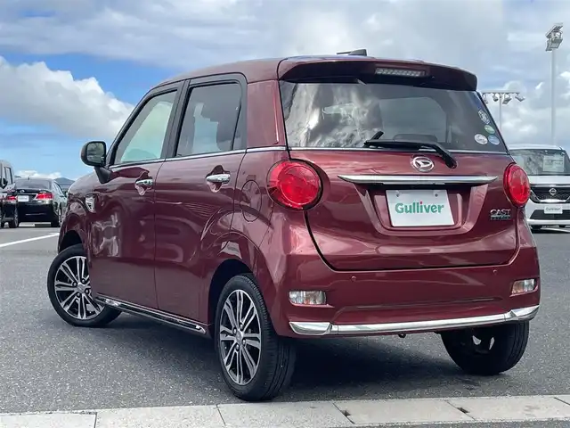 ダイハツ キャスト スタイル G SAⅢ 島根県 2018(平30)年 1.9万km ファイアークォーツレッドM 登録時走行距離18514km/保証書/取扱説明書/エクリプスSDナビ/・ワンセグTV/・CD再生/・AM/FM/スマートアシストIII/・衝突軽減ブレーキ/・横滑り防止装置/・コーナーセンサー/・オートライト/・オートハイビーム/バックカメラ/ETC/アイドリングストップ/スマートキー/スペアキー/プッシュスタート /ベンチシート/純正15インチアルミホイール/純正フロアマット
