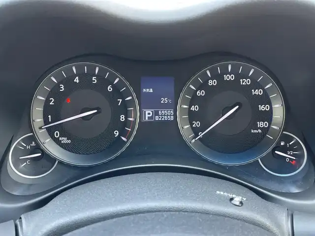 日産 フーガ 250GT タイプP 群馬県 2010(平22)年 7万km クリスタルホワイトパール 純正HDDナビ/　　Bluetooth/フルセグ/CD/DVD/    FM/AM/AUX/セーフティシールドパッケージ/クルーズコントロール/BLITZ車高調/バックカメラ/サイドカメラ/オートライト/レザーシート/全席パワーシート/全席シートヒーター/前席エアーシート/ビルドインETC/スマートキー2本