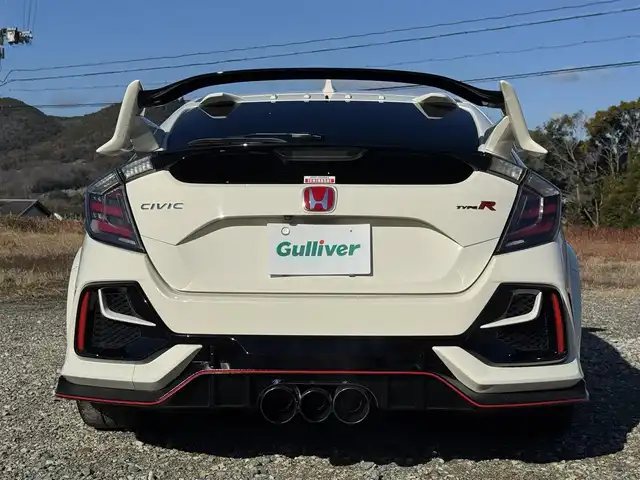 ホンダ シビック タイプR 兵庫県 2019(平31)年 6.5万km チャンピオンシップホワイト BLITZマフラー/SPOONプログレッシブスプリング/無限テールランプ/ディクセルブレーキパッド/後期用リアバンパーダクト/後期用ナビパネル/ダイヤトーンサウンドナビ/ダイヤトーンサウンドスピーカー＆ツィーター/フルセグTV/Bカメラ/ETC