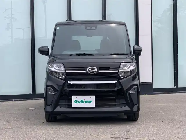 ダイハツ タント カスタム RS 大阪府 2019(令1)年 1.7万km ブラックマイカメタリック 社外ナビ/   フルセグTV/CD/DVD/Bluetooth/衝突軽減/全方位モニター/両側パワースライドドア/アイドリングストップ/ステアリングスイッチ/純正フロアマット/プッシュスタート/スマートキー/ハーフレザー/ETC/LED