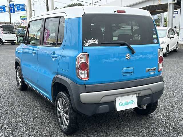 スズキ ハスラー G 千葉県 2015(平27)年 13.7万km サマーブルーM 4WD/社外メモリナビ/フルセグＴＶ/Bluetooth再生/DVD/CD/SD/Auxミュージックサーバー/ETC2.0/衝突軽減装置/横滑り防止装置/スペアキー1本/D席シートヒーター/社外アルミホイール/保証書/取扱説明書/記録薄