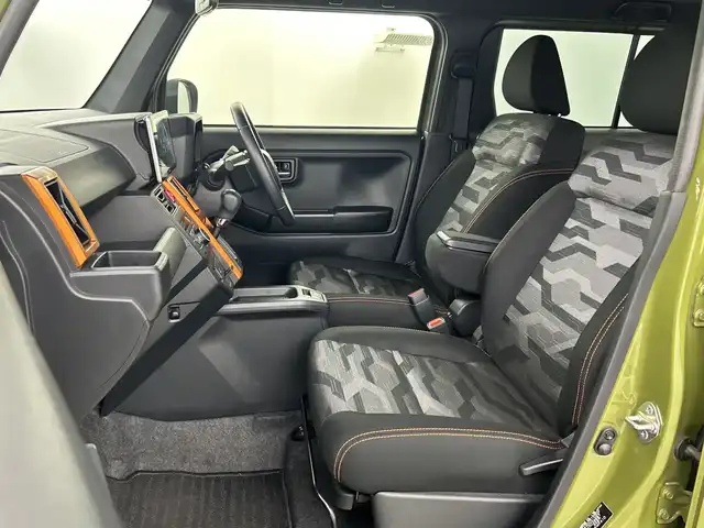 ダイハツ タフト G 愛知県 2021(令3)年 2.2万km フォレストカーキメタリック ワンオーナー/禁煙車/純正9インチナビ/（CD/DVD/Bluetooth/フルセグTV）/ガラスルーフ/スマートアシストIII/・衝突軽減ブレーキ/・レーンキープアシスト/・クリアランスソナー/・オートマチックハイビーム/ETC/ドライブレコーダー/シートヒーター/純正15インチアルミホイール/LEDヘッドライト/フロントフォグライト/スマートキー/スペアキー有/純正フロアマット/電子サイドブレーキ/オートホールド