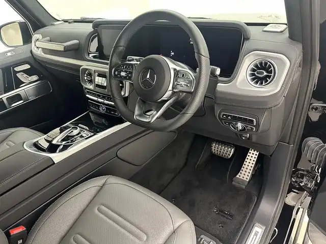 メルセデス・ベンツ ゲレンデヴァーゲン Ｇ４００ｄ 兵庫県 2024(令6)年 0.4万km オブシディアンブラック 純正DA/（フルセグ、BT、COMAND touch、USB、ブルメスター）/全方位モニター/コーナーセンサー/アクティブブレーキアシスト/レーンキープアシスト/道路標識/レーダークルーズコントロール/レザーシート/シートヒーター（全席）/ベンチレーション/パワーシート/サンルーフ/ビルトインETC/オートライト/LEDヘッドライト
