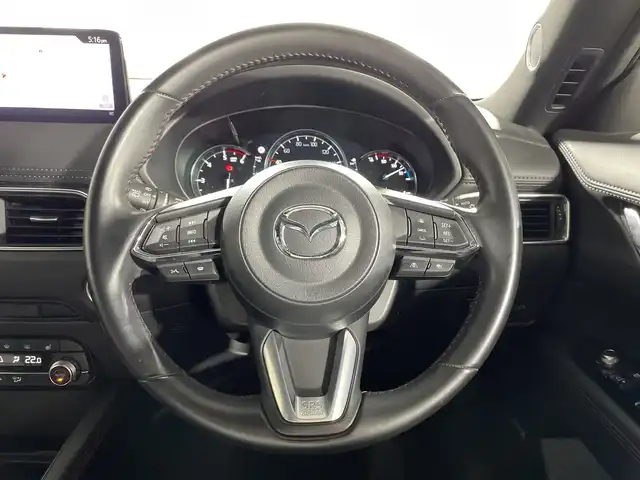 マツダ ＣＸ－５ XD スポーツアピアランス 神奈川県 2022(令4)年 2.7万km ジェットブラックマイカ i-ACTTIVSENSE/純正ナビ/・BT/フルセグTV/USB/AM/FM/360°カメラ/BOSEプレミアムサウンド/レザーシート/パワーシート(D/N)/シートヒーター(D/N/二列目)/メモリシート(D)/ETC/前後ドライブレコーダー/パワーバックドア/MTモード/電動サイドブレーキ/オートブレーキホールド/革巻きステアリング/ステアリングスイッチ/ステアリングヒーター/Autoライト/スマートキー/スペアキー/プッシュスタートボタン/電動格納ミラー/ウィンカーミラー/LEDヘッドライト/フォグランプ/純正フロアマット/純正19インチアルミホイール