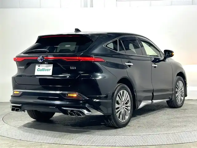 トヨタ ハリアー ハイブリッド Z 大阪府 2020(令2)年 1.7万km プレシャスブラックパール モデリスタエアロ JBLサウンド 純正12.3incナビTV 360カメラ デジタルインナーミラー ハーフレザー 電動リアゲート ヘッドアップディスプレイ レーダークルコン 衝突軽減B レーンアシスト BSM 置き型充電