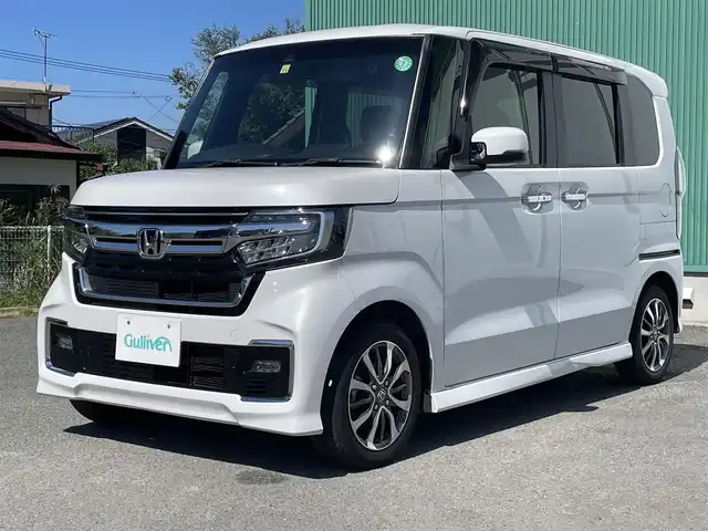 ホンダ Ｎ ＢＯＸ カスタム L 福岡県 2022(令4)年 5万km プラチナホワイトパール ホンダセンシング/横滑り防止機能/レーンキープアシスト/盗難防止機能/衝突被害軽減システム/バックカメラ/純正ナビ/フルセグTV/USB/Bluetooth/CD/ipod/AUX/ETC/純正フロアマット/純正AW/シートヒーター/片側パワースライドドア/イージードアクローザー/ベンチシート/チップアップシート/ACC