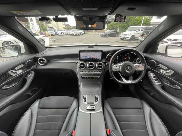 メルセデス・ベンツ ＧＬＣ２２０ d 4マチック AMGライン 栃木県 2020(令2)年 5.3万km ポーラホワイト パノラミックスライディングルーフ/レーダーセーフティ /キーレスゴー/パドルシフト/ACC/ナビ/全方位カメラ/フルセグTV/ETC/パワーシート /全席シートヒーター /パワーテールゲート/LEDヘッドライト/オートライト/パークトロニック /エアサスペンション/レーンキープアシスト/ブラインドスポット /ドラレコ前後/アンビエントライト