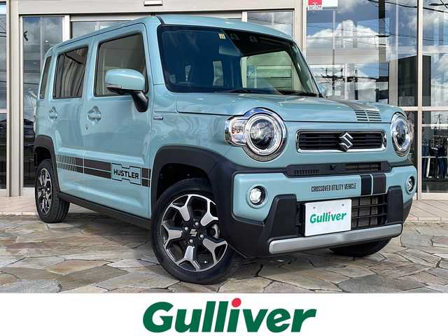 スズキ ハスラー HYBRID X ターボ 静岡県 2020(令2)年 4.9万km オフブルーM 全方位モニター付きメモリーナビ装着車/純正９インチメーカーナビ/全方位カメラ/デュアルブレーキサポート/レーンキープサポート/レーダークルーズ/パドルシフト/リアコーナーセンサー/前席シートヒーター/LEDヘッドライト/フォグライト/純正オプション　スタイリッシュデカールセット/純正オプション　フロアマット（アーバンライン）/保証書　取説　スペアキーあり