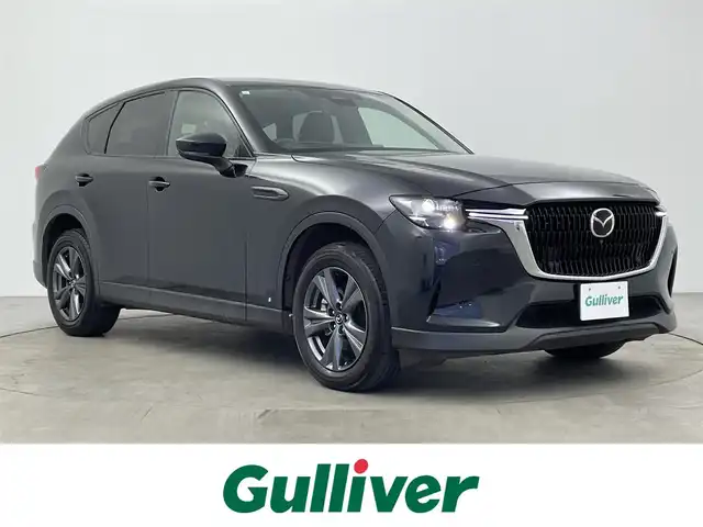 マツダ ＣＸ－６０ XD Sパッケージ 大分県 2024(令6)年 2.2万km ジェットブラックマイカ 純正10.25インチセンターディスプレイ/（AM/FM/Bluetooth/フルセグ/スマホ連携）/360°ビューモニター/ワイヤレス充電/ビルトインETC/アダプティブLEDヘッドライト/レーンキープアシストシステム/緊急時車線維持支援/ブラインドスポットモニタリング/スマートブレーキサポート/（前方・後進時検知機能/後進時左右接近物検知機能）/全車速追従機能付マツダレーダークルーズコントロール/前側方接近車両検知/交通標識認知システム/本革巻きステアリング/ステアリングリモコン/ステアリングヒーター/運転席パワーシート/運転席シートメモリ/前席シートヒーター/純正LEDヘッドライト/オートライト/オールオートウィンドウ/パワーバックドア/電動パーキングブレーキ/オートブレーキホールド/HDMI入力端子/トノカバー/アイドリングストップ