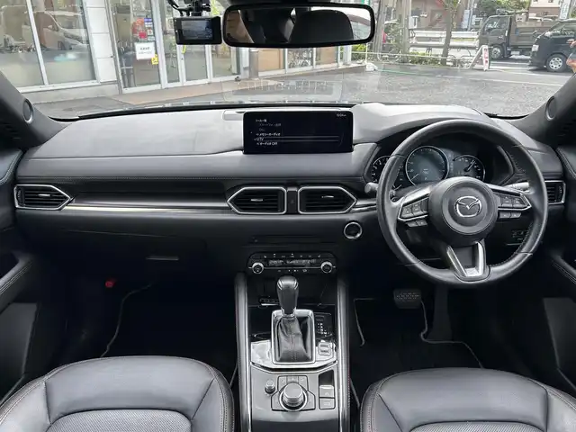 マツダ ＣＸ－５ 25S スポーツアピアランス 東京都 2022(令4)年 0.7万km ディープクリスタルブルーマイカ ワンオーナー/純正10.25インチSDナビ/　フルセグTV/DVD/CD/Bluetooth/360°ビューモニター/アドバンストスマートシティブレーキサポート/後退時スマートシティブレーキサポート/誤発進抑制/スマートブレーキサポート/レーダークルーズコントロール/クルージングトラフィックサポート/ブラインドスポットモニタリング/車線逸脱警報システム/レーンキープアシスト/パーキングセンサー/ヘッドアップディスプレイ/アダプティブLEDヘッドライト/オートライト/ハンズフリーパワーバックドア/純正19インチアルミホイール/レザーシート/パワーシート/シートヒーター/シートメモリー/革巻きステアリングホイール/パドルシフト/ステアリングヒーター/ステアリングスイッチ/ワイヤレス充電/ドライブレコーダー/プッシュスタート/スマートキー/電動オート格納ミラー/ヒーターミラー/ウインカーミラー/LEDバニティミラー/LEDルームランプ/LEDフットランプ/フロアマット/保証書/取扱説明書/スペアキー