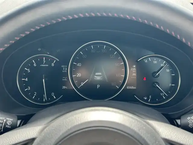 マツダ ＣＸ－５ 25S スポーツアピアランス 東京都 2022(令4)年 0.7万km ディープクリスタルブルーマイカ ワンオーナー/純正10.25インチSDナビ/　フルセグTV/DVD/CD/Bluetooth/360°ビューモニター/アドバンストスマートシティブレーキサポート/後退時スマートシティブレーキサポート/誤発進抑制/スマートブレーキサポート/レーダークルーズコントロール/クルージングトラフィックサポート/ブラインドスポットモニタリング/車線逸脱警報システム/レーンキープアシスト/パーキングセンサー/ヘッドアップディスプレイ/アダプティブLEDヘッドライト/オートライト/ハンズフリーパワーバックドア/純正19インチアルミホイール/レザーシート/パワーシート/シートヒーター/シートメモリー/革巻きステアリングホイール/パドルシフト/ステアリングヒーター/ステアリングスイッチ/ワイヤレス充電/ドライブレコーダー/プッシュスタート/スマートキー/電動オート格納ミラー/ヒーターミラー/ウインカーミラー/LEDバニティミラー/LEDルームランプ/LEDフットランプ/フロアマット/保証書/取扱説明書/スペアキー