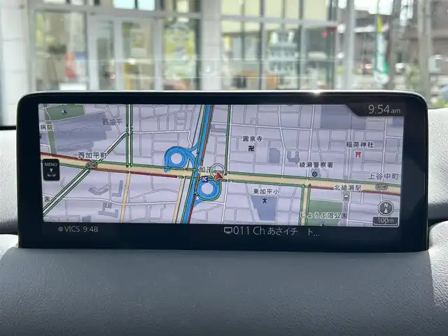 マツダ ＣＸ－５ 25S スポーツアピアランス 東京都 2022(令4)年 0.7万km ディープクリスタルブルーマイカ ワンオーナー/純正10.25インチSDナビ/　フルセグTV/DVD/CD/Bluetooth/360°ビューモニター/アドバンストスマートシティブレーキサポート/後退時スマートシティブレーキサポート/誤発進抑制/スマートブレーキサポート/レーダークルーズコントロール/クルージングトラフィックサポート/ブラインドスポットモニタリング/車線逸脱警報システム/レーンキープアシスト/パーキングセンサー/ヘッドアップディスプレイ/アダプティブLEDヘッドライト/オートライト/ハンズフリーパワーバックドア/純正19インチアルミホイール/レザーシート/パワーシート/シートヒーター/シートメモリー/革巻きステアリングホイール/パドルシフト/ステアリングヒーター/ステアリングスイッチ/ワイヤレス充電/ドライブレコーダー/プッシュスタート/スマートキー/電動オート格納ミラー/ヒーターミラー/ウインカーミラー/LEDバニティミラー/LEDルームランプ/LEDフットランプ/フロアマット/保証書/取扱説明書/スペアキー
