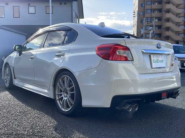 スバル ＷＲＸ ＳＴＩ STI 山形県 2015(平27)年 4.7万km クリスタルホワイトP ・ワンオーナー/・レイズ18インチAW/・ナビ/フルセグ/CD DVD/Bluetooth/・ETC/・前方ドラレコ/・横滑り防止装置/・オートライト/・フロントワイパーデアイサー/・ハーフレザーシート/・D席パワーシート/・純正マット/・純正AW＋スタッドレスタイヤ車載/・スペアキー1本/・保証書/・取扱説明書