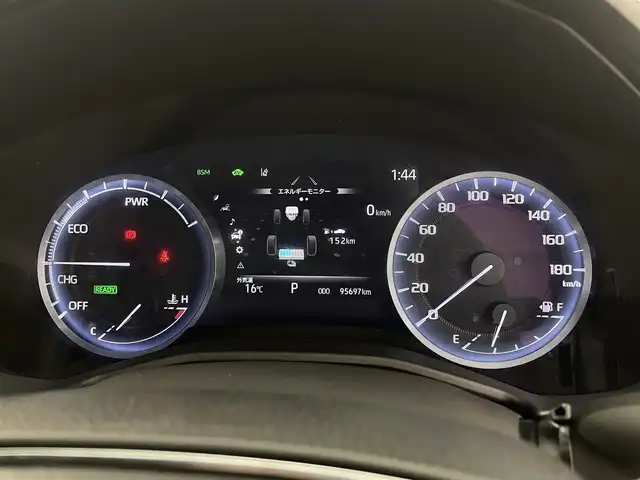 トヨタ クラウン ハイブリッド S 宮城県 2022(令4)年 9.6万km ブラック 純正12.3インチナビ/ＢＳＭ/アダプティブクルーズコントロール/ＲＣＴＡ/バックモニター/クリアランスソナー/シートヒーター/運転席/助手席パワーシート/ハーフレザーシート/スマートフォン連携/フルセグTV/純正EGスターター/トヨタセーフティセンス/ビルトインETC/電動パーキングブレーキ/オートホールド/法人ワンオーナー/禁煙車