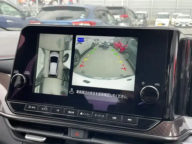 日産 オーラ ニスモ 滋賀県 2022(令4)年 1.3万km ピュアホワイトパール / スーパーブラック 2トーン 純正ナビ/（Bluetooth/USB/HDMI/AppleCarPlay/フルセグTV）/全方位カメラ/前方ドライブレコーダー/コーナーセンサー/プロパイロット/デジタルインナーミラー/アイドリングストップ/衝突軽減装置/電動パーキングブレーキ/オートハイビーム/ハーフレザーシート/置くだけ充電/スマートキー/純正フロアマット/ビルトインETC２．０/横滑り防止装置/カーテンエアバッグ/LEDライト