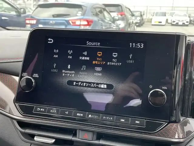 日産 オーラ ニスモ 滋賀県 2022(令4)年 1.3万km ピュアホワイトパール / スーパーブラック 2トーン 純正ナビ/（Bluetooth/USB/HDMI/AppleCarPlay/フルセグTV）/全方位カメラ/前方ドライブレコーダー/コーナーセンサー/プロパイロット/デジタルインナーミラー/アイドリングストップ/衝突軽減装置/電動パーキングブレーキ/オートハイビーム/ハーフレザーシート/置くだけ充電/スマートキー/純正フロアマット/ビルトインETC２．０/横滑り防止装置/カーテンエアバッグ/LEDライト