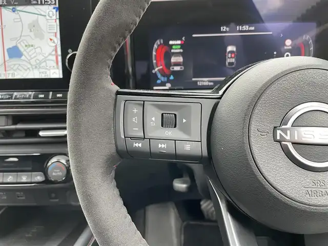 日産 オーラ ニスモ 滋賀県 2022(令4)年 1.3万km ピュアホワイトパール / スーパーブラック 2トーン 純正ナビ/（Bluetooth/USB/HDMI/AppleCarPlay/フルセグTV）/全方位カメラ/前方ドライブレコーダー/コーナーセンサー/プロパイロット/デジタルインナーミラー/アイドリングストップ/衝突軽減装置/電動パーキングブレーキ/オートハイビーム/ハーフレザーシート/置くだけ充電/スマートキー/純正フロアマット/ビルトインETC２．０/横滑り防止装置/カーテンエアバッグ/LEDライト