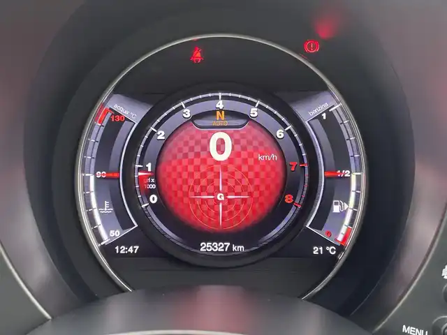 アバルト ５９５ ツーリズモ 静岡県 2018(平30)年 2.6万km 白 後期モデル/Bluetoothオーディオ　USB AUX/赤レザーシート /パドルシフト/前後ドライブレコーダー/HIDヘッドライト/フォグランプ /純正OP ETC/キーレス