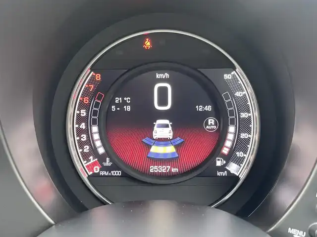 アバルト ５９５ ツーリズモ 静岡県 2018(平30)年 2.6万km 白 後期モデル/Bluetoothオーディオ　USB AUX/赤レザーシート /パドルシフト/前後ドライブレコーダー/HIDヘッドライト/フォグランプ /純正OP ETC/キーレス