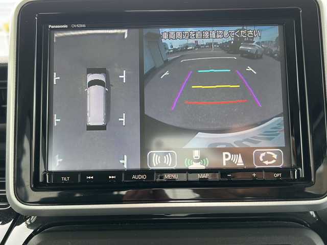 スズキ スペーシア カスタム HYBRID XS 山口県 2018(平30)年 4.6万km ブルーイッシュブラックパール3 禁煙車/純正SDナビ【CN-RZ846】/フルセグテレビ/全方位アラウンドビューモニター/Bluetooth/ETC/ドライブレコーダー/プッシュスタート/スペアキー/アイドリングストップ/クルーズコントロール/コーナーセンサー/電動格納ウィンカーミラー/シートヒーター/フォグランプ/両側パワースライドドア/レーンアシスト/横滑り防止装置/盗難防止装置/衝突被害軽減システム/純正アルミホイール15インチ