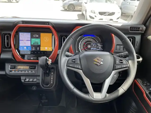 スズキ ハスラー HYBRID X ターボ 石川県 2020(令2)年 5.8万km オレンジ 4WD/ターボ/純正メーカーナビ/フルセグTV/全方位カメラ/LEDヘッドライト/スマートキー/プッシュスタート/電動ミラー/スズキセーフティ/レーダークルーズ/ETC/ドライブレコーダー/シートヒーター/社外アルミホイール/コーナーセンサー/保証書