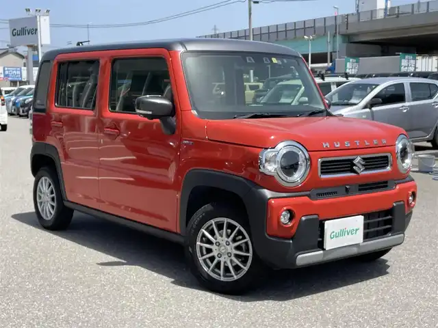 スズキ ハスラー HYBRID X ターボ 石川県 2020(令2)年 5.8万km オレンジ 4WD/ターボ/純正メーカーナビ/フルセグTV/全方位カメラ/LEDヘッドライト/スマートキー/プッシュスタート/電動ミラー/スズキセーフティ/レーダークルーズ/ETC/ドライブレコーダー/シートヒーター/社外アルミホイール/コーナーセンサー/保証書