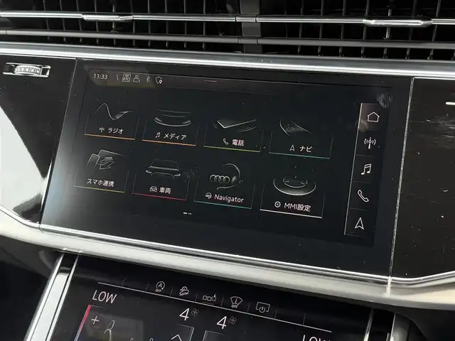 アウディ Ｑ７ 45 Sラインリミテッド 和歌山県 2020(令2)年 5.7万km ディープブラックパールエフェクト メーカーナビ/（Bカメラ、TV、Bluetooth、AM、FM、USB、AppleCarplay、AndroidAuto）/メーターパネルナビ/ヘッドアップディスプレイ/レザーシート/パワーシート/シートメモリ/シートヒーター/デュアルエアコン/リアエアコン/BSM/レーダークルーズコントロール/純正ドライブレコーダー前後/電動リアゲート/ETC2.0/パドルシフト/リアパーキングシステム/パーキングシステムプラス/リアビューカメラ/アラウンドビューカメラ/フロントクロストラフィックアシスト/リアクロストラフィックアシスト/運転操作アシスト/降車警告システム/接近警告/ターンアシスト/SOSコール/オンラインロードサイドアシスタンス/車線逸脱警報/アイドリングストップ/シートバックモニター/オールウェザーライト/電動パーキングブレーキ/HOLDボタン/横滑り防止装置/車線逸脱警報/スマートキー/スペアキー/ワンオーナー/保証書/取扱説明書/ディーラー1年毎記録簿