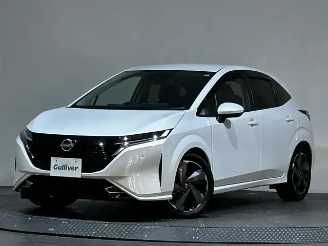 日産 オーラ G 愛媛県 2024(令6)年 0.3万km ピュアホワイトパール ・９型ナビ（フルセグＴＶ・ＢＴ・ＦＭＡＭ）/・全方位カメラ　/・デジタルインナーミラー　/・オートマチックハイビーム　/・ステアリングリモコン　/・ＬＥＤヘッドライト