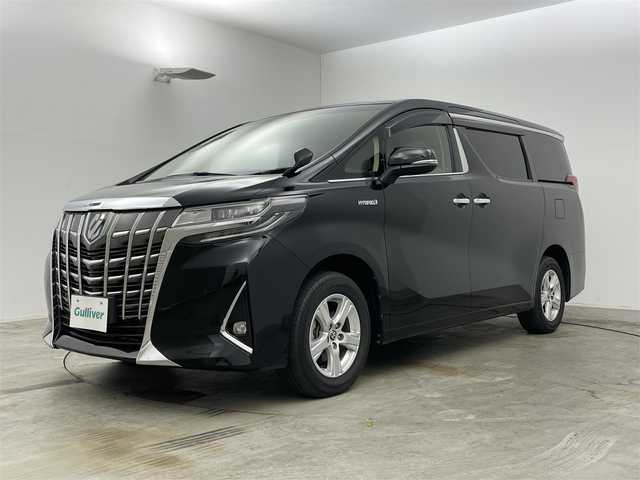 トヨタ アルファードハイブリット X 岡山県 2020(令2)年 7.5万km ブラック 純正９インチディスプレイオーディオ/【ナビ/フルセグ/Bluetooth】/バックカメラ/追従型クルーズコントロール/オートハイビーム/LEDヘッドライト（AUTO機能付き）/ビルトインETC２．０/両側電動スライドドア/ブラインドスポットモニター　/１００Ｖ電源/衝突軽減ブレーキシステム/車線逸脱防止システム/横滑り防止装置/踏み間違い装置/社外ドライブレコーダー（前後）/純正16インチアルミ/コーナーセンサー（前後）/社外フロアマット/ステアリングスイッチ/チルトステアリング/シートリフター/ウィンカーミラー/ドアバイザー/プッシュスタート/スマートキー×2/純正エンジンスターター/ISOFIX/ウェルカムライト/ワイパーデアイザー/TVキャンセラー/取扱説明書