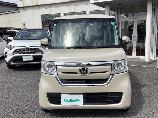 ホンダ Ｎ ＢＯＸ G L ホンダセンシング 大分県 2018(平30)年 2.6万km プレミアムアイボリーパールⅡ ワンオーナー/メモリナビ　TV//バックカメラ/両側パワースライドドア/スマートキースペアキー/ドラレコ/ETC/取扱説明書/保証書