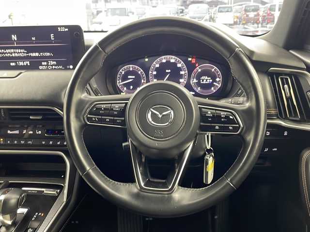 マツダ ＣＸ－６０ XD HV エクスクルーシブスポーツ 岐阜県 2022(令4)年 5.1万km ロジウムホワイトプレミアムメタリック 純正ナビ　/フルセグＴＶ　/ＢＯＳＥスピーカー　/全方位カメラ　/シートヒーター　/エアーシート　/パワーバックドア　/クルーズコントロール　/レーンキープアシスト　/ダウンヒルアシスト　/ＬＥＤヘッドライト/純正フロアマット/純正アルミホイール/コーナーセンサー