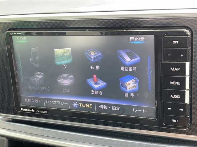 ダイハツ キャスト アクティバ G SAⅢ 岐阜県 2018(平30)年 5.4万km パールホワイトⅢ 禁煙車/純正ナビ（CN-RE05WD）/AM/FM/CD/DVD/BT/SD/フルセグTV/バックカメラ/衝突軽減ブレーキ/オートライト/オートハイビーム/LEDヘッドライト/フォグランプ/パーキングセンサー/ETC/ドライブレコーダー/プッシュスタート/スマートキー/純正アルミホイール/ステアリングリモコン /スタッドレスAWセット積込/純正フロアマット/純正ドアバイザー/純正アルミホイール