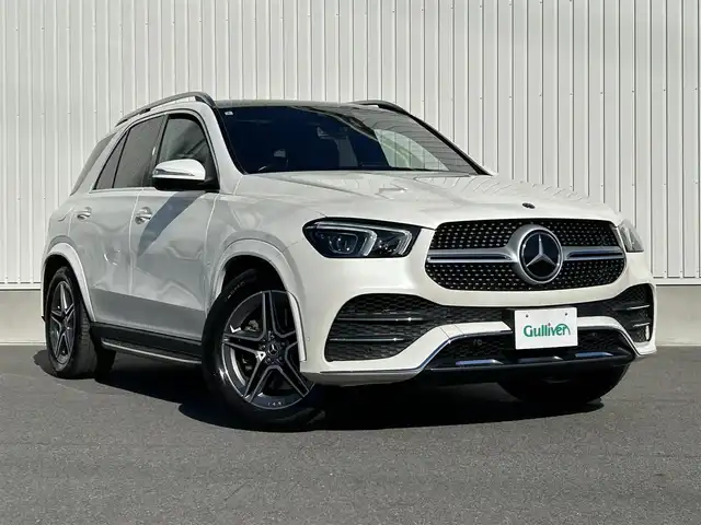 メルセデス・ベンツ ＧＬＥ４００ｄ 4MATIC スポーツ 群馬県 2020(令2)年 4.7万km ダイヤモンドホワイト ワンオーナー/純正ドライブレコーダー/純正ナビゲーション/フルセグTV/スペアキー/パワーシート/シートヒーター/シートエアコン/オットマン/アダプティブクルーズコントロール/ブラインドスポットモニター/レーンキープアシスト/360度カメラ/コーナーセンサー/電動リアゲート/LEDヘッドライト/社外（アルパイン）後席モニター/３列シート/ブルメスターサウンドシステム/アイドリングストップ/プッシュスタート/ETC2.0/パヒュームアトマイザー/オートライト/オートマチックハイビーム/純正AW