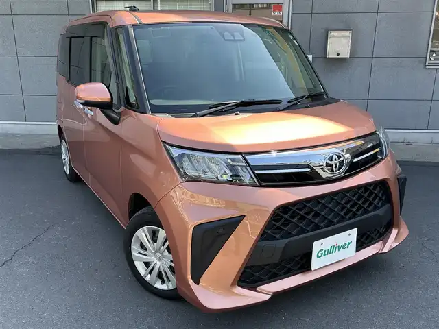 トヨタ ルーミー G 千葉県 2022(令4)年 1.4万km ブリリアントカッパークリスタルマイカ ワンオーナー/衝突被害低減ブレーキ/前方ドライブレコーダー/前後コーナーセンサー/LEDヘッドライト/純正ナビ/フルセグTV/CD/DVD/Blue Tooth/ビルトインETC2.0/D/N席シートヒーター/リアサイドローラーブラインド/ドアロック連動開閉ドアミラー/バックカメラ/ドアバイザー/取説/保証書/スペアキー