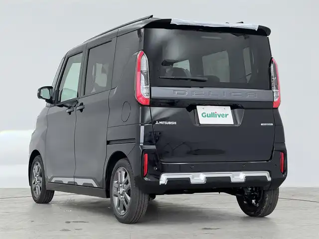 三菱 デリカミニ T プレミアム 愛知県 2025(令7)年 0.1万km未満 アメジストブラック 登録済み未使用車　/e-Assist　/アラウンドビューモニター　/デジタルインナー　/電動パーキングシステム　/9型ディスプレイオーディオ　/Bluetooth　/レーダークルーズコントロール　/ヒルダウンシステム　/両側パワースライドドア　/キックモーションセンサー/シートヒーター　