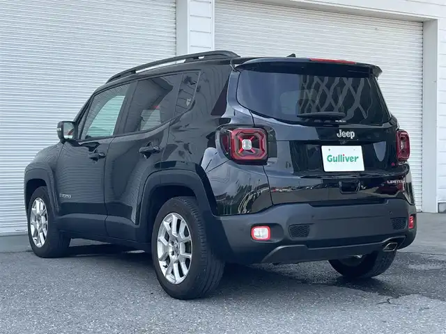 クライスラー・ジープ ジープ レネゲード リミテッド 高知県 2019(平31)年 7万km 黒 純正ナビ/　Bluetooth/フルセグ/　CD/DVD/AM/FM/ワンオーナー/バックカメラ/ビルトインETC/クルーズコントロール/ドライブレコーダー/プッシュスタート/スマートキー/パワーシート/シートヒーター/レザーシート/純正フロアマット/純正17インチアルミホイール/LEDヘッドライト/アイドリングストップ/MTモード付AT/ルーフレール/オートライト/盗難防止装置
