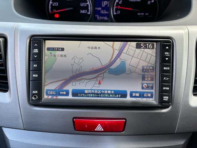 ダイハツ ムーヴ カスタム X LTD 福岡県 2012(平24)年 9.4万km ブラックマイカメタリック 純正ナビ/（AM/FM/CD/SD/AUX/ワンセグTV）/アイドリングストップ/ECOモード/ETC/ドライブレコーダー/オートライト/フォグランプ/純正アルミホイール/純正フロアマット/プッシュスタート/電格ミラー/保証書