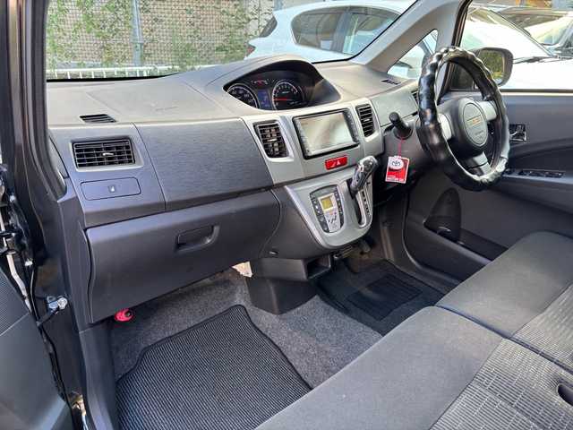 ダイハツ ムーヴ カスタム X LTD 福岡県 2012(平24)年 9.4万km ブラックマイカメタリック 純正ナビ/（AM/FM/CD/SD/AUX/ワンセグTV）/アイドリングストップ/ECOモード/ETC/ドライブレコーダー/オートライト/フォグランプ/純正アルミホイール/純正フロアマット/プッシュスタート/電格ミラー/保証書