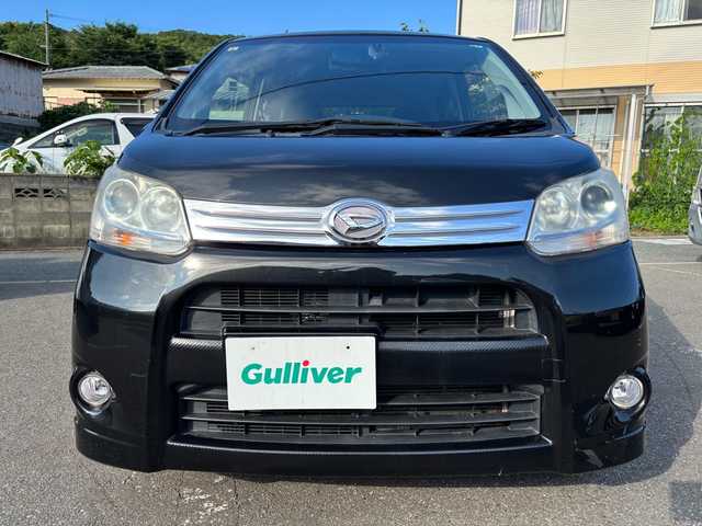 ダイハツ ムーヴ カスタム X LTD 福岡県 2012(平24)年 9.4万km ブラックマイカメタリック 純正ナビ/（AM/FM/CD/SD/AUX/ワンセグTV）/アイドリングストップ/ECOモード/ETC/ドライブレコーダー/オートライト/フォグランプ/純正アルミホイール/純正フロアマット/プッシュスタート/電格ミラー/保証書