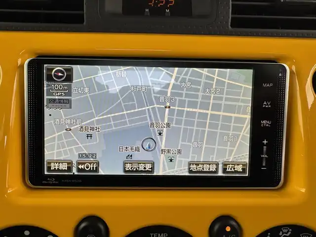 トヨタ ＦＪクルーザー オフロードパッケージ 愛知県 2012(平24)年 12.4万km イエロー/ホワイト ４ＷＤ　/サイドステップ/ルーフラック/クルーズコントロール　/フォグ　/リアデフロック　/クロールコントロール　/ナビＮＨＢＡ－Ｗ６２Ｇ　/バックカメラ　/ＥＴＣ　/ステアスイッチ　/ＵＳＢ　/リモコンキー　/フルセグＴＶ　/サイド、カーテンエアバック　/背面タイヤ
