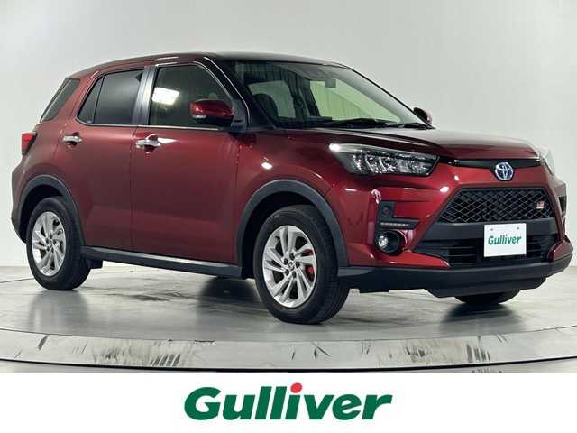 トヨタ ライズ G 佐賀県 2022(令4)年 4.9万km ファイアークォーツレッドM 9型ディスプレイオーディオ/(AM FM BT　Apple CarPlay　Android Auto　IPOD　USB HDMI)/衝突軽減ブレーキ/レーンキープアシスト/先行車発進告知/標識認識/ステアリングアシスト/ふらつき警報/コーナーセンサー/ビルトインETC/前後ドラレコ/電動パーキング/ブレーキホールド/LEDオートライト/オートハイビーム/フォグ/電動格納ミラー/S-PDL