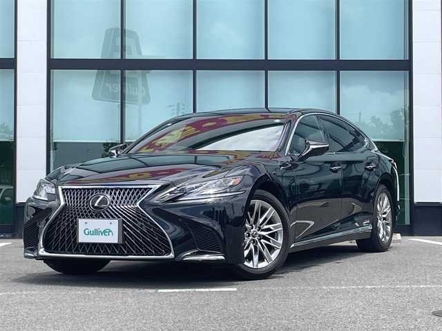 レクサス ＬＳ 500h Iパッケージ 和歌山県 2017(平29)年 7.4万km グラファイトブラックガラスフレーク 純正ナビ/パノラミックビューカメラ/革巻きステアリング/マークレビンソンサウンド/サンルーフ/三眼LEDヘッドライト/レザーシート/シートヒーター/ベンチレーション/ステアリングヒーター/ヘッドアップディスプレイ/BSM/レクサスセーフティセンス/デジタルインナーミラー/純正ドライブレコーダー/パワーバックドア/オートハイビーム/オートワイパー