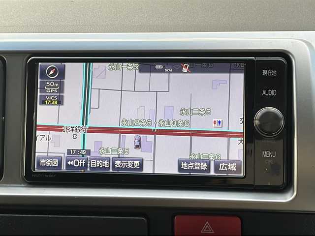 トヨタ ハイエース GL 道北・旭川 2018(平30)年 7.1万km ブラックマイカ ・4WD/・禁煙車/・寒冷地仕様/・社外LEDテール/・純正SDナビ/ CD/DVD/SD/MSV/BT/フルセグ/・バックカメラ/・純正12型フリップダウンモニター/・左側パワースライドドア /・トヨタセーフティセンスP/・PCS/・LDA/・オートハイビーム/・オートライト/・LEDヘッドライト/・フォグライト /・リアフォグ/・プッシュスタート/・AC100V/・ビルトインETC/・純正フロアマット/・ドアバイザー/・純正テール積込
