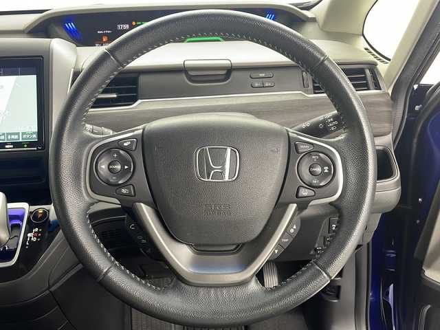 ホンダ フリード ハイブリット EX 茨城県 2018(平30)年 5.8万km コバルトブルーパール ディーラーOP/メモリナビ/CD DVD BT フルセグTV/バックカメラ/両側パワースライドドア/ACC/LKA/LEDヘッドライト/ドライブレコーダー/ETC/シートヒーター/衝突軽減ブレーキ