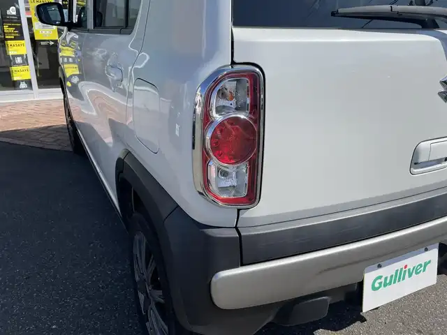スズキ ハスラー G 道央・札幌 2018(平30)年 6.7万km ピュアホワイトP ４WD/社外ナビ(AM/FM/CD/DVD/SD/BT)/ワンセグ(走行中視聴可能)/バックカメラ/アイドリングストップ/ドアバイザー/プッシュスタート/ETC/フォグランプ/ヘッドライトレベライザー/ダウンヒルアシストコントロール/ベンチシート/シートヒーター/横滑り防止装置/盗難防止装置/衝突軽減ブレーキ/エンジンスターター/スペアキー×１/積込冬タイヤ/　　(165/60R15 18年製 溝6mm)