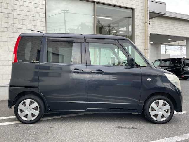 スズキ パレット X 埼玉県 2011(平23)年 8.7万km ブルーイッシュブラックパール3 片側パワースライドドア/社外CD（型番：U363）/純正フロアマット/プッシュスタート/スマートキー/スペアキー/取扱説明書