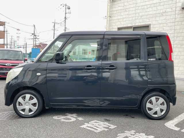 スズキ パレット X 埼玉県 2011(平23)年 8.7万km ブルーイッシュブラックパール3 片側パワースライドドア/社外CD（型番：U363）/純正フロアマット/プッシュスタート/スマートキー/スペアキー/取扱説明書