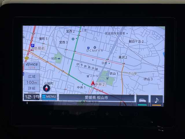 スズキ ソリオ バンディット HV MV 愛媛県 2023(令5)年 3.8万km ピュアホワイトP 純正ナビ/フルセグテレビ/Bluetooth/USB/全周囲カメラ/片側電動スライドドア/衝突被害軽減ブレーキ/レーダークルーズコントロール/コーナーセンサー/シートヒーター/ヘッドアップディスプレイ/ETC/オートライト/LEDヘッドライト/スマートキー/保証書/取扱説明書